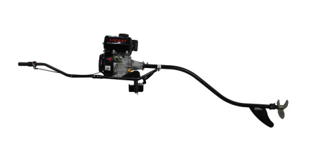 Мотор лодочный болотоход Habert (двигатель Loncin G160 D20)