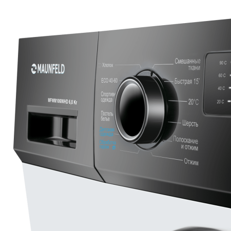 Стиральная машина c инвертором и паром Maunfeld MFWM106IWHD