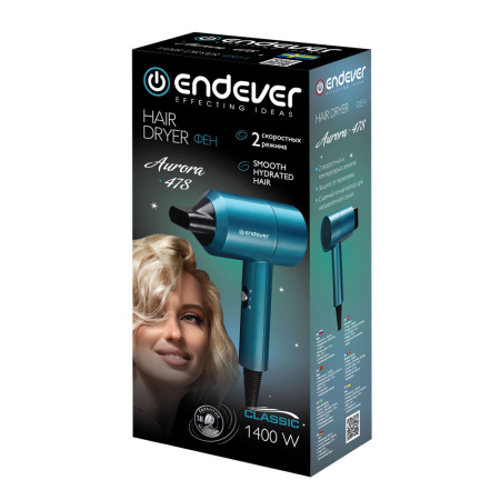 Фен Endever Aurora-478 лазурно-синий