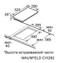 Варочная поверхность индукционная Maunfeld CVI292S2FMDGR LUX Inverter
