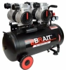 Компрессор прямой б/масл. Brait KВ-2700/50х2 PRO (450л/мин,50л,220В/2.7кВт,2цил,8бар) 42кг
