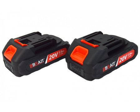 Пила цепная аккумуляторная мини Brait BCHS20-2NM-1 (20В,2х2Ah тип MAKITA,ЗУ,шина15см,цепь1/4х1,1х37зв) 2.1кг