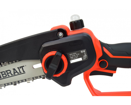 Пила цепная аккумуляторная мини Brait BCHS20-2NMBL(20В,2х2AhтипMAKITA,ЗУ,шина15см,цепь1/4х1,1х37зв.б/щ)2.1кг