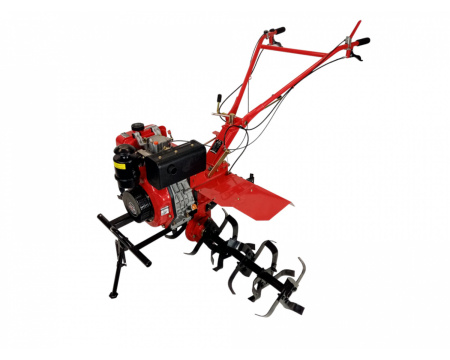 Мотоблок Brait BR-135DA (дизель178FE/6л.с,2F/1R,100-35см,ВОМ18мм,фрезы, 5.00х12,вал, валS32)150кг