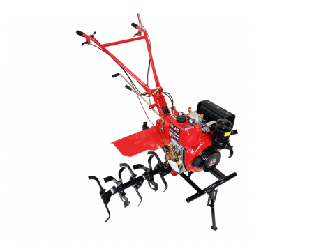 Мотоблок Brait BR-135DA (дизель178FE/6л.с,2F/1R,100-35см,ВОМ18мм,фрезы, 5.00х12,вал, валS32)150кг