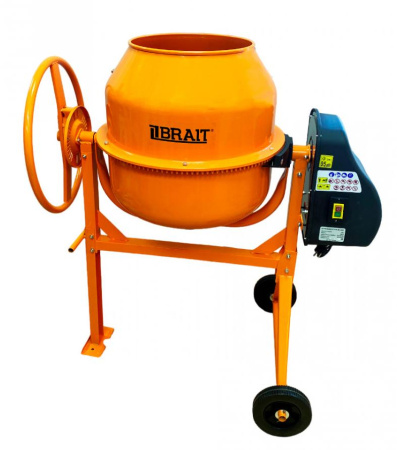 Бетоносмеситель Brait BR-180S (180л,650Вт,замес 108л,чугун венец и шестерня,29.5 об/мин) 54.5кг
