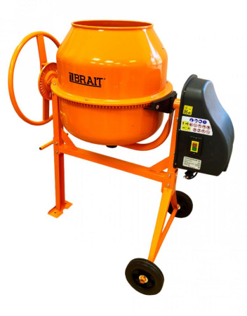 Бетоносмеситель Brait BR-200S (200л,850Вт,замес 116л,чугун венец и шестерня,29.5 об/мин) 57кг