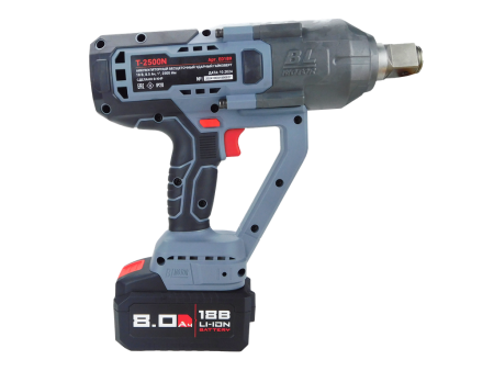 Гайковерт аккумуляторный ударный ProfiPower T-2500N (18В,Li-ion,1х8Ач,2500Hм, 1" б/щ) 5.4кг кейс
