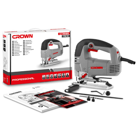 Лобзик Crown CT15189 710Вт, ход 26мм, 125мм