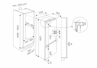 Холодильник с морозильной камерой встраиваемый Kuppersbusch FKGF 9850.0I