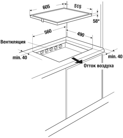 Варочная поверхность индукционная Kuppersbusch KI 6130.0 SR