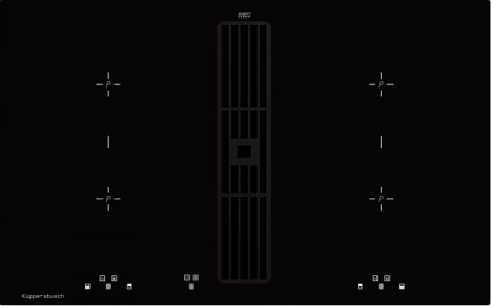 Варочная поверхность индукционная с вытяжкой Kuppersbusch KMI 8500.0 SR