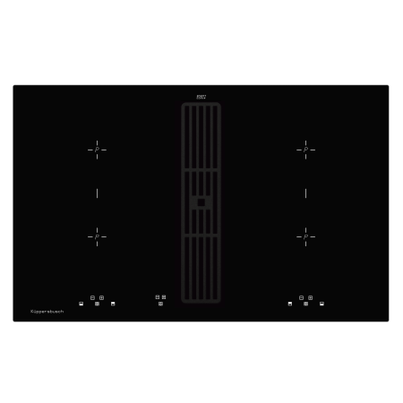 Варочная поверхность индукционная с вытяжкой Kuppersbusch KMI 8500.0 SR Black Velvet