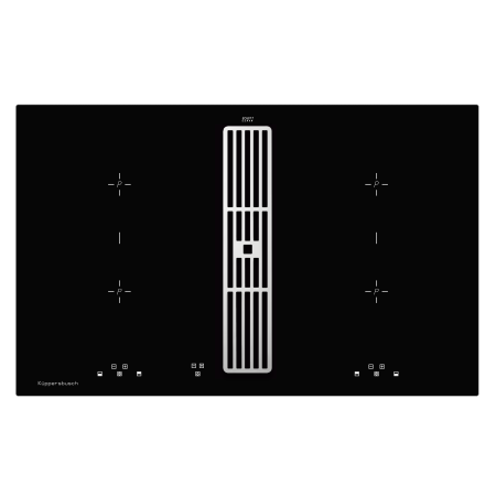 Варочная поверхность индукционная с вытяжкой Kuppersbusch KMI 8500.0 SR Silver Chrome