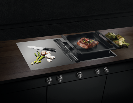 Варочная поверхность индукционная с вытяжкой Kuppersbusch KMI 9850.0 SR