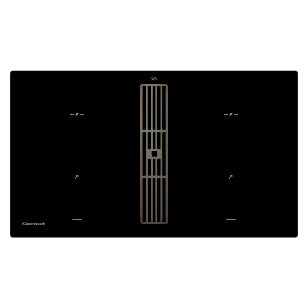 Варочная поверхность индукционная с вытяжкой Kuppersbusch KMI 9850.0 SR Black Chrome