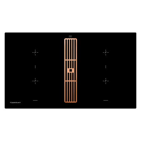 Варочная поверхность индукционная с вытяжкой Kuppersbusch KMI 9850.0 SR Copper