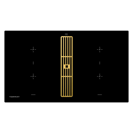 Варочная поверхность индукционная с вытяжкой Kuppersbusch KMI 9850.0 SR Gold
