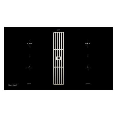 Варочная поверхность индукционная с вытяжкой Kuppersbusch KMI 9850.0 SR Stainless Steel