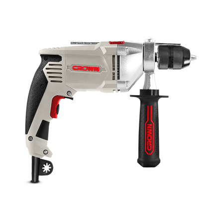 Дрель ударная Crown CT10130C 810Вт, БЗП 1,5-13мм