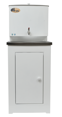 Умывальник дачный без подогрева "Люкс" Вихрь, нержавейка, белый