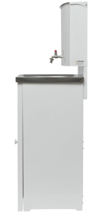 Умывальник дачный без подогрева "Люкс" Вихрь, нержавейка, белый