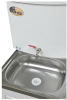Умывальник дачный без подогрева "Люкс" Вихрь, нержавейка, белый