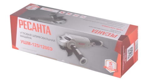 Угловая шлифовальная машина (болгарка) Ресанта УШМ-125/1200Э