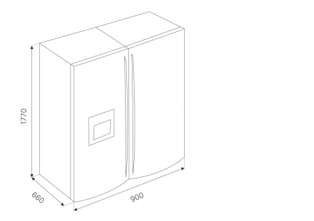 Холодильник SbS с морозильной камерой Kuppersbusch FKG 9801.0 E