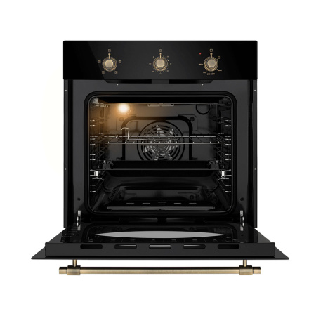 Духовой шкаф газовый Maunfeld EOGC604RBG.MT Slim