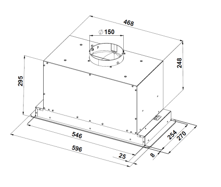 Вытяжка Konigin Altezza White 60