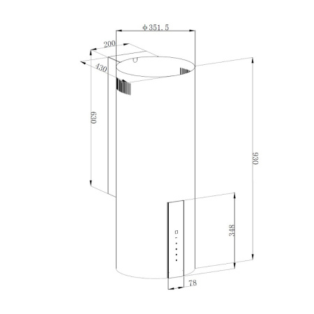 Вытяжка Korting KHC 35969 DN Cylinder