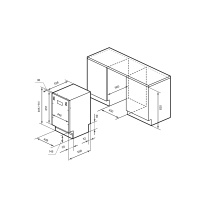 Посудомоечная машина встраиваемая Lex PM 4552N