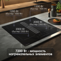 Варочная поверхность индукционная с вытяжкой Zigmund & Shtain CIS 303.60 BX