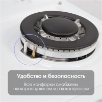 Варочная поверхность газовая Zigmund & Shtain G 22.6 W