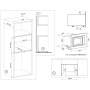 Микроволновая печь встраиваемая Krona HIMMEL 60 WH