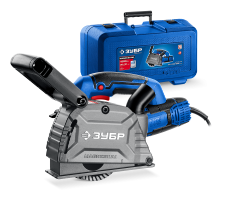 Штроборез (бороздодел) Зубр Профессионал ЗШ-П30-1600_ПСТК, кейс (ЗШ-П30-1600 ПСТК)
