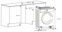korting_kwdi_14i96 Стиральная машина с сушкой встраиваемая Korting KWDI 14I96
