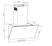 weissgauff_yota_600_touch_white_glass Вытяжка Weissgauff Yota 600 Touch White Glass