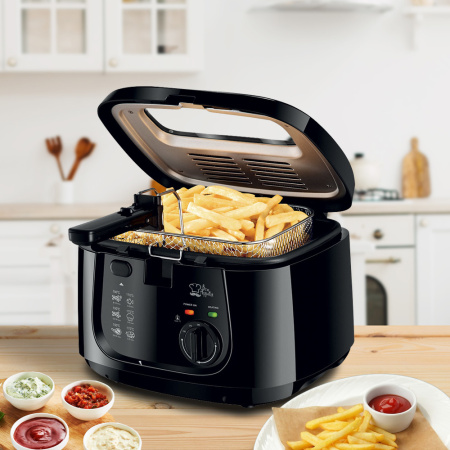 Фритюрница электрическая Endever Skyline FR-110 черный