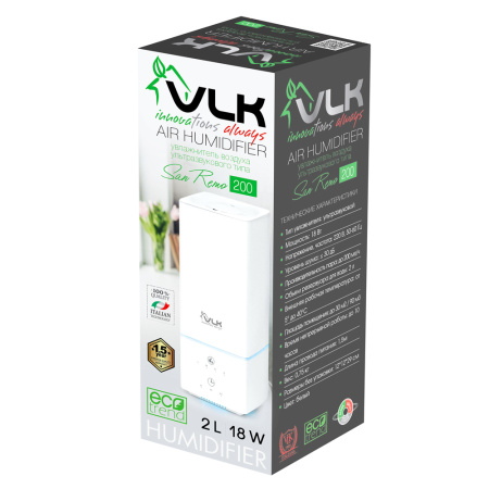 Увлажнитель воздуха VLK SAN REMO 200 ультразвуковой