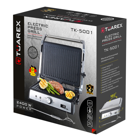 Гриль электрический Tuarex TK-5001 черный