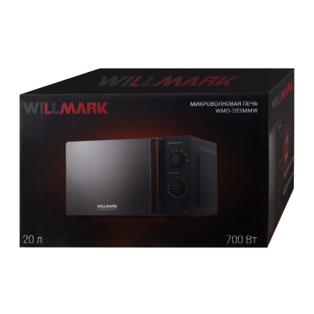 Микроволновая печь Willmark WMO-203MMW матовый серый