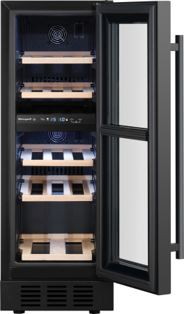 Винный холодильник встраиваемый Weissgauff WWCI-16 DB DualZone
