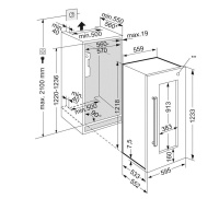 Винный встраиваемый шкаф Liebherr EWTdf 2353-26 001 Vinidor