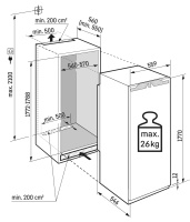 Холодильник встраиваемый Liebherr IRBci 5150-22 001 Prime BioFresh
