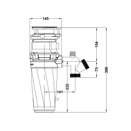 Измельчитель пищевых отходов Milacio VIDA 560 PRO (5550560)