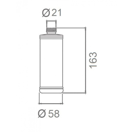 Колба для дозатора 300 мл. Milacio MCU.001