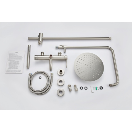Система для душа Milacio Onis MCU.151.SS, сталь нержавеющая