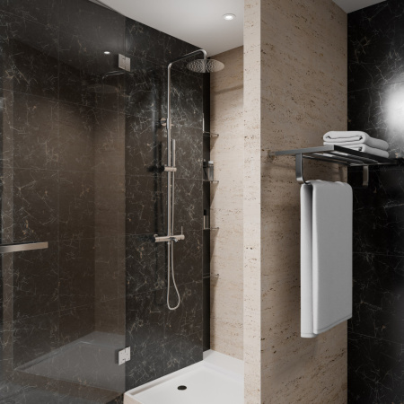 Система для душа Milacio Onis MCU.151.SS, сталь нержавеющая